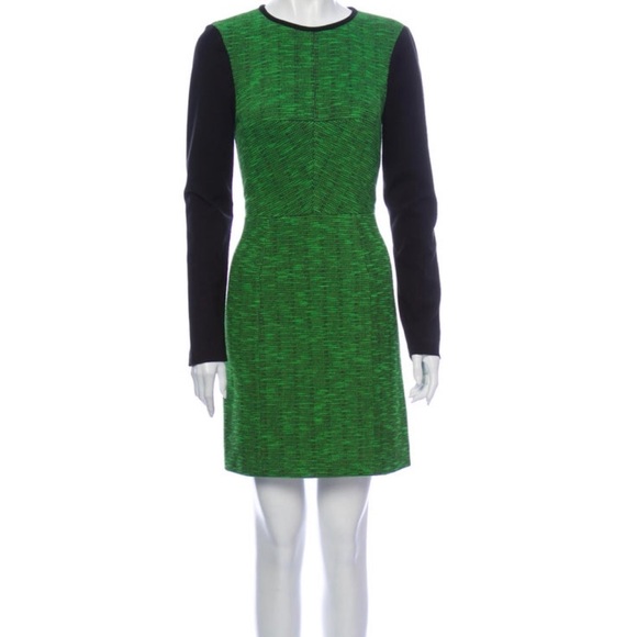 TIBI Colorblock Pattern Mini Dress - Picture 3 of 14